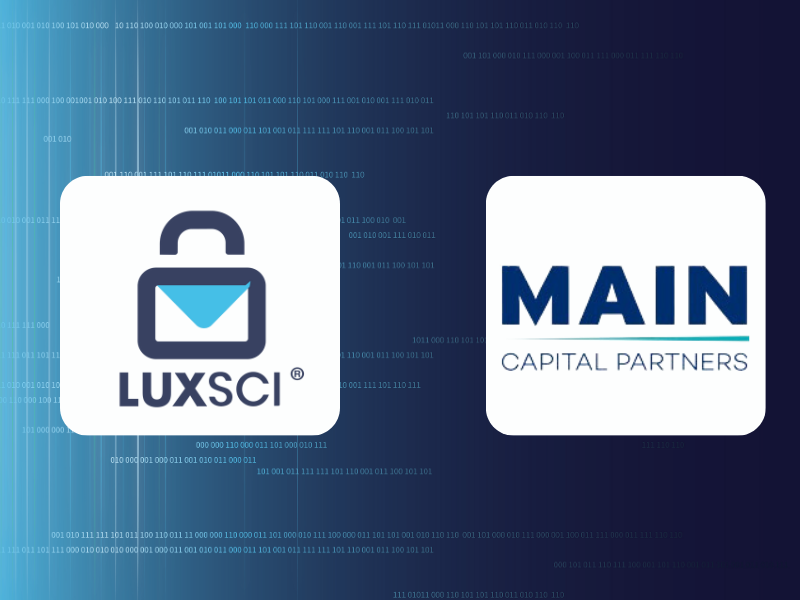 luxsci and main capital logos