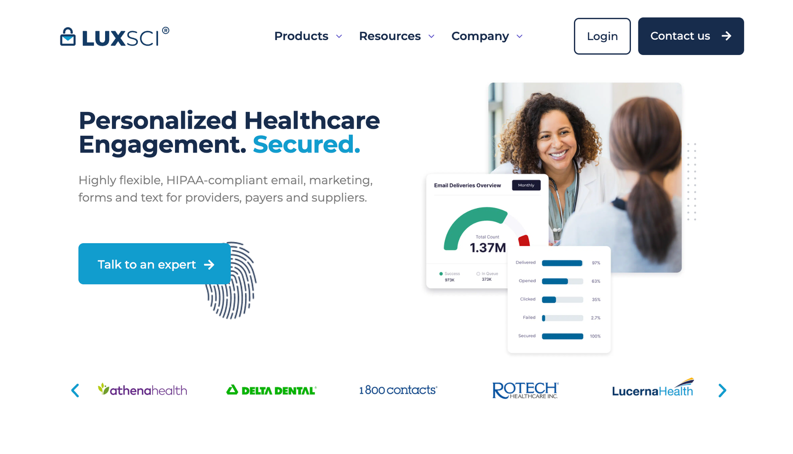 LuxSci Secure Healthcare Communications